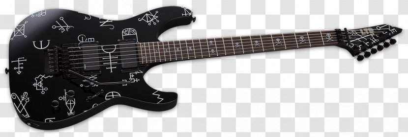 Electric Guitar ESP Kirk Hammett Fender Bullet Stratocaster LTD EC-1000 Transparent PNG