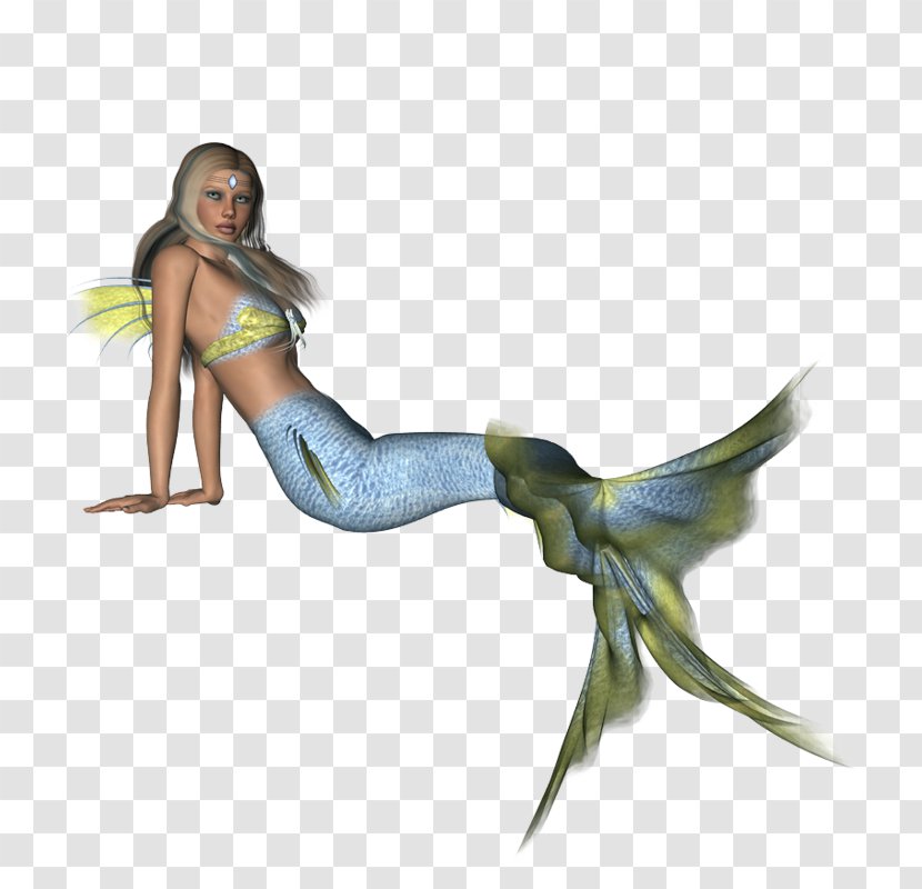 Mermaid Tail Figurine Fairy Transparent PNG