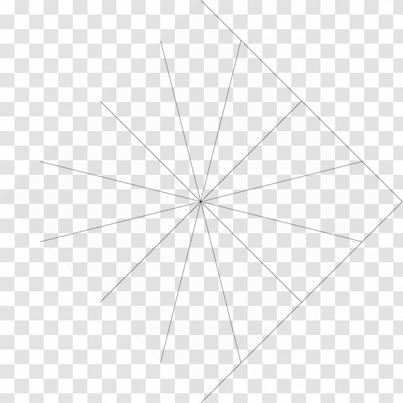 Angle Point White - Rectangle - Rotating Ray Transparent PNG
