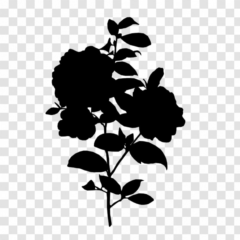 Black & White - Leaf - M Clip Art Silhouette Transparent PNG