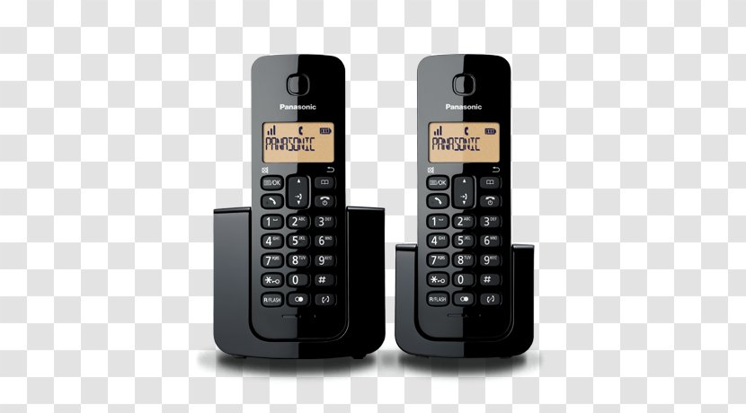 Panasonic KX-TG1611SPH Digital Enhanced Cordless Telecommunications Telephone KX-TGC22 - Phone Transparent PNG