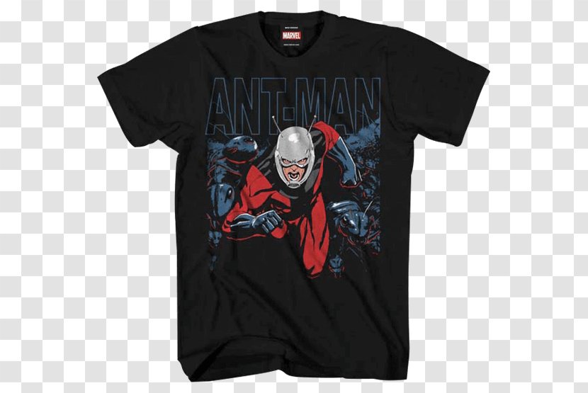 T-shirt Clothing Sleeve Black Out The Sky - Sizes - Ant Man Transparent PNG