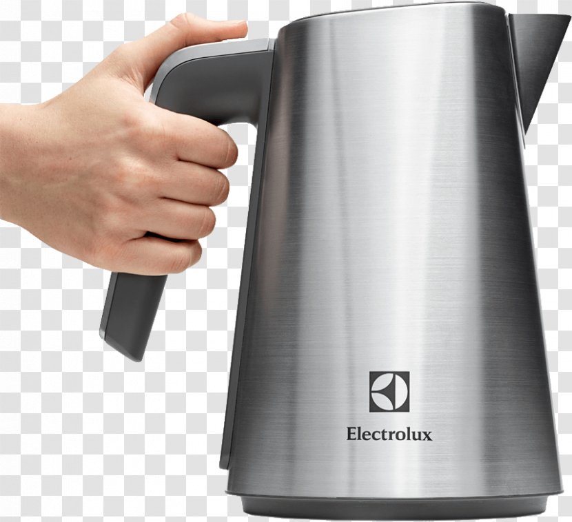 Electric Kettle Electrolux Water Boiler Kitchen - Coffeemaker - In Hand Image Transparent PNG