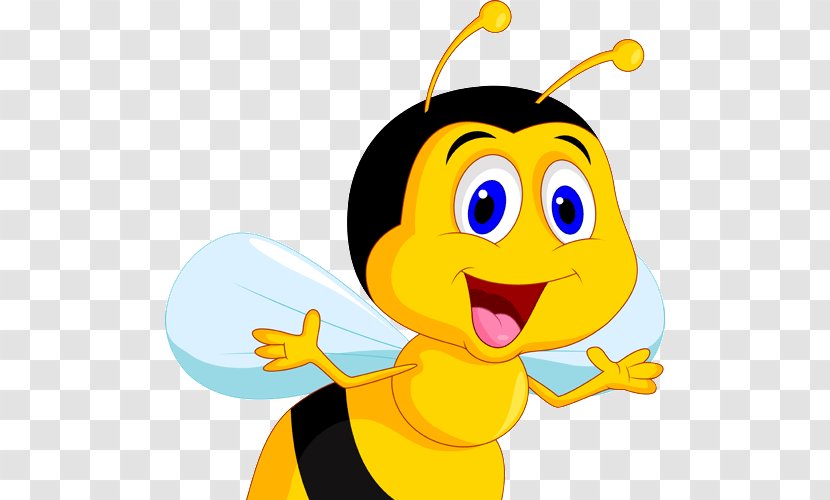 Bee Cartoon Clip Art - Smiley - Honey Transparent PNG