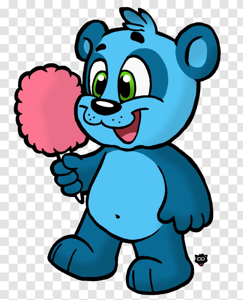 Cotton Candy Giant Panda Stick Cartoon - Flower Transparent PNG