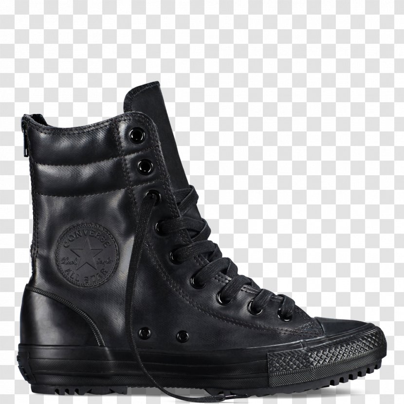 New Rock Shoe Combat Boot Leather - Zipper Transparent PNG