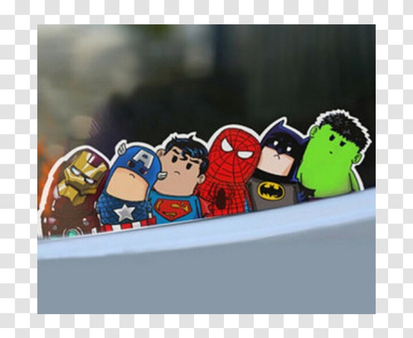 Car Wall Decal Sticker Iron Man - Superhero Transparent PNG