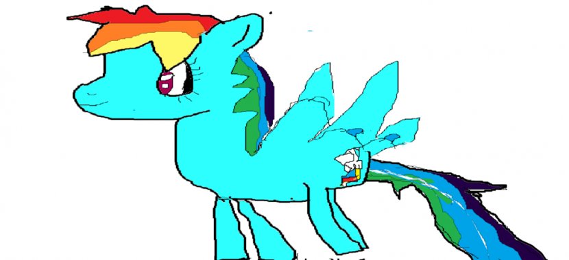 Rainbow Dash My Little Pony Drawing Clip Art - Cliparts Transparent PNG