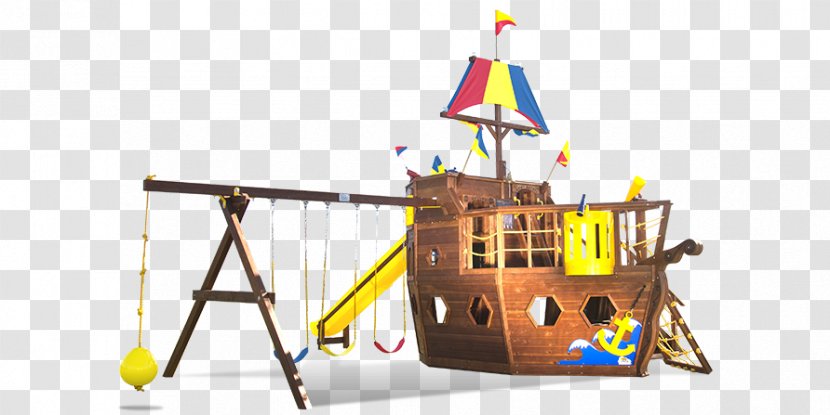 Playground Backyard Playworld Ship Swing Rainbow Play Systems - Playhouse - Pirate Playset Transparent PNG