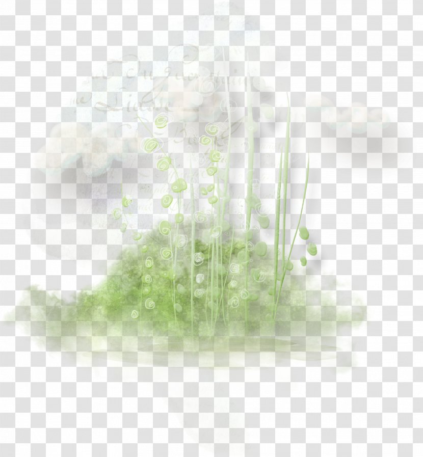Computer Pattern - Triangle - Hand-painted Clouds Foliage Grass Transparent PNG