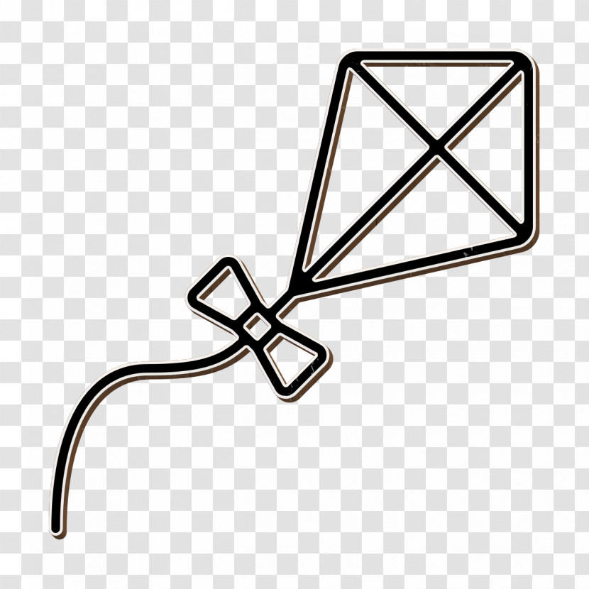 Childhood Icon Wind Icon Kite Icon Transparent PNG