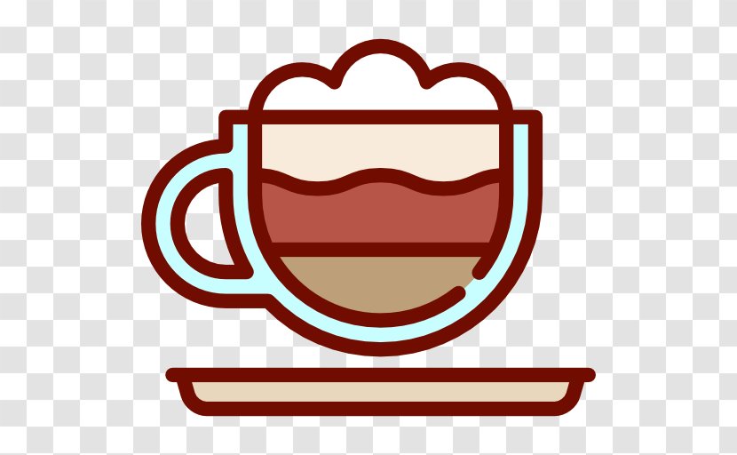Cafe Coffee Cup Cappuccino Tea - Food - Maroon Vector Transparent PNG