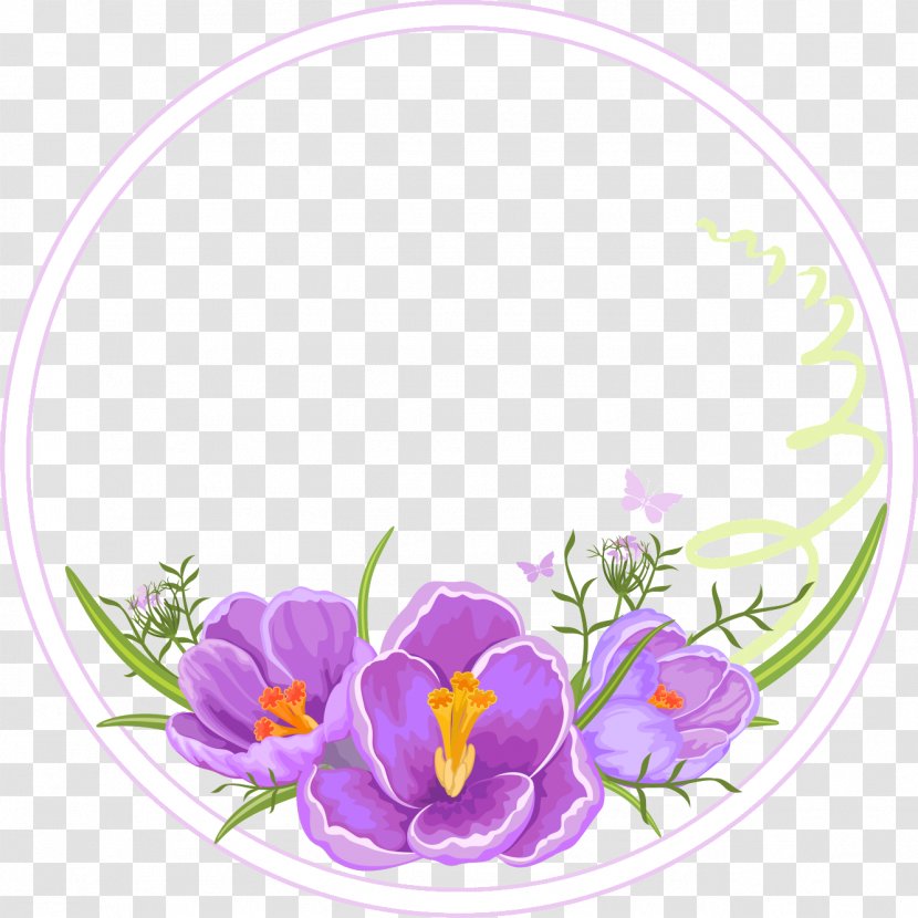 Floral Design - Petal - Crocuses Transparent PNG
