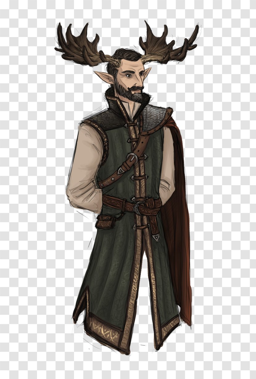 Reindeer Robe Costume Design Character - The Crown Of His Kingdom Transparent PNG
