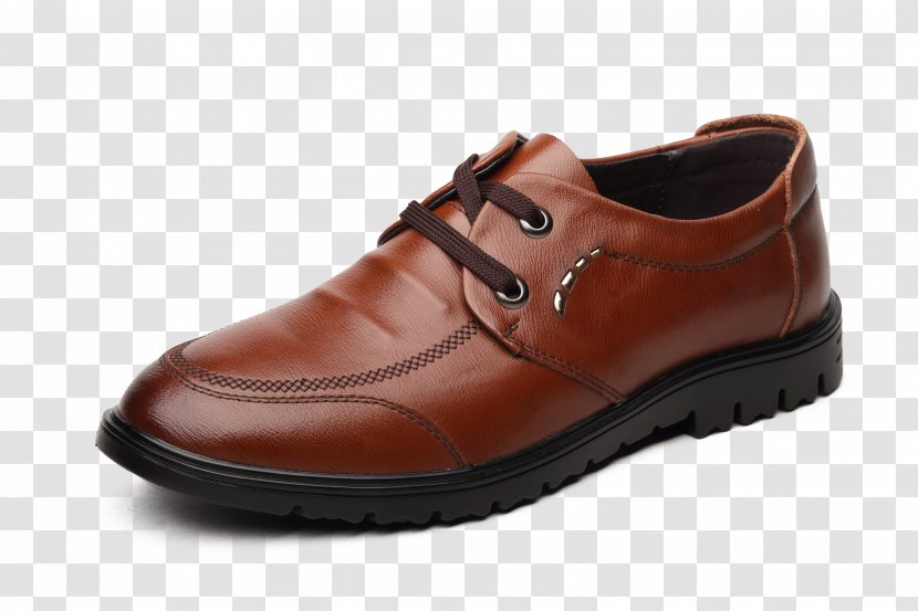 Leather Oxford Shoe Dress - Slipon - Men's Shoes Transparent PNG