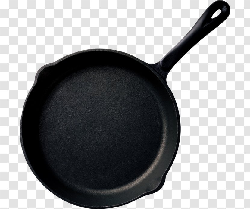 Frying Pan Cast-iron Cookware Non-stick Surface Wok - Seasoning Transparent PNG