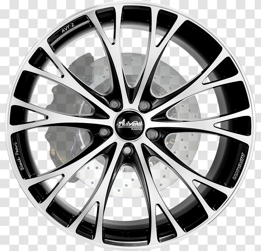 Royalty-free Wheel Autofelge Clip Art - Black And White - Stud Pattern Transparent PNG