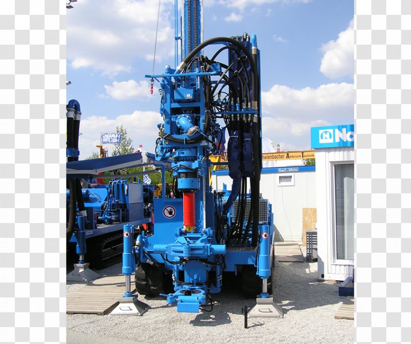 Crane Boring Augers Heavy Machinery - Industry - Drilling Machine Transparent PNG
