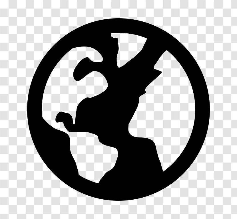 Circle Silhouette - Android Browser - Blackandwhite Emblem Transparent PNG