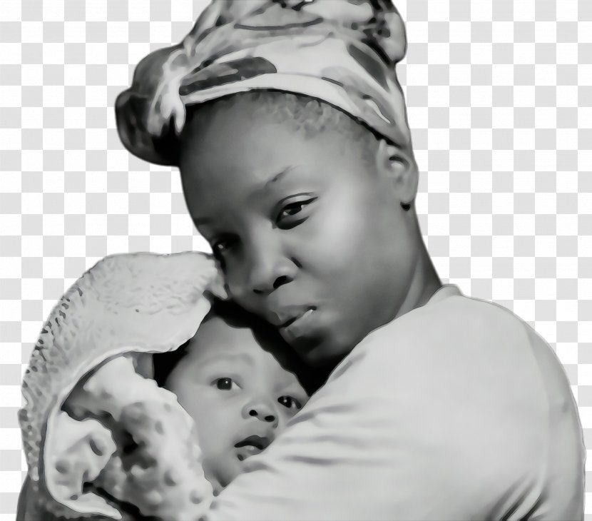 Child Baby Human Black-and-white Birth - Blackandwhite - Sleeping Smile Transparent PNG