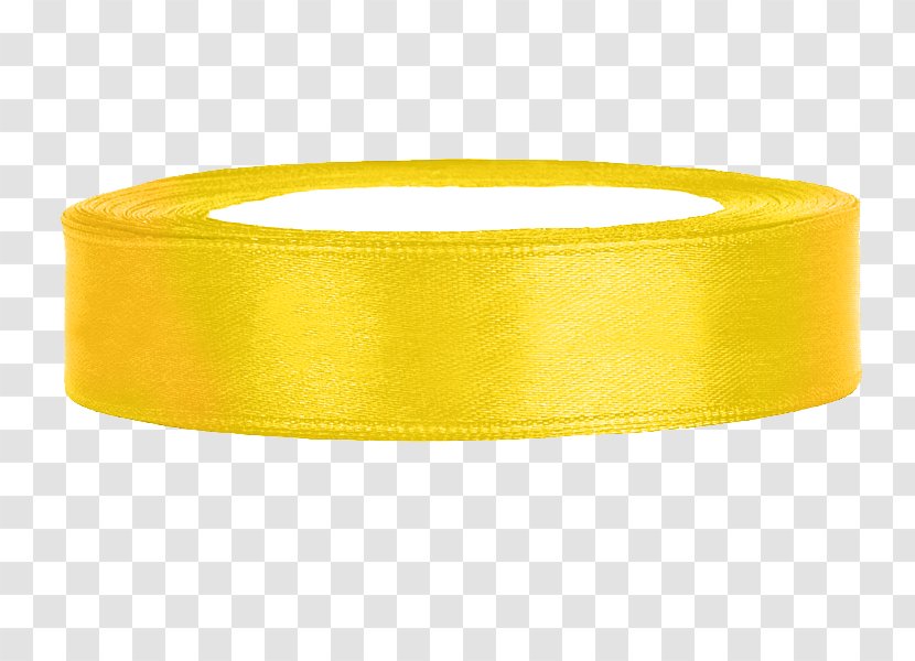 Ribbon Yellow Color Organza Satin - Green Transparent PNG