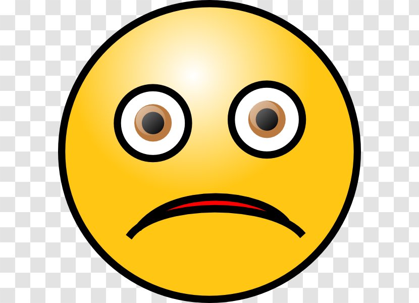 Smiley Frown Emoticon Clip Art Transparent PNG