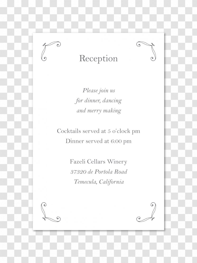 Wedding Invitation Font Convite Line - Rectangle Transparent PNG