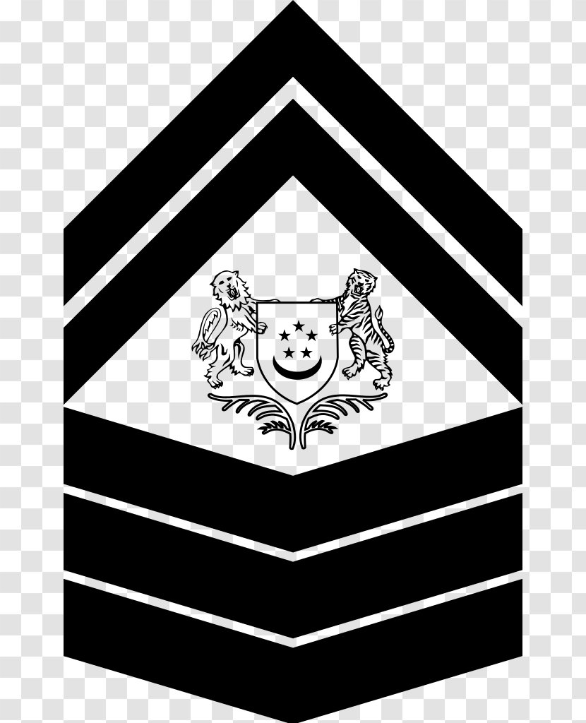 Singapore Armed Forces Sergeant Major Warrant Officer Military - Chief Transparent PNG