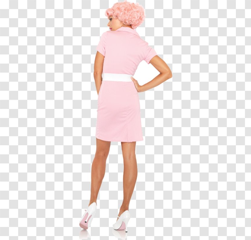 Frenchy Halloween Costume Clothing Beauty School Drop-Out - Peach - Frenchie From Grease Transparent PNG