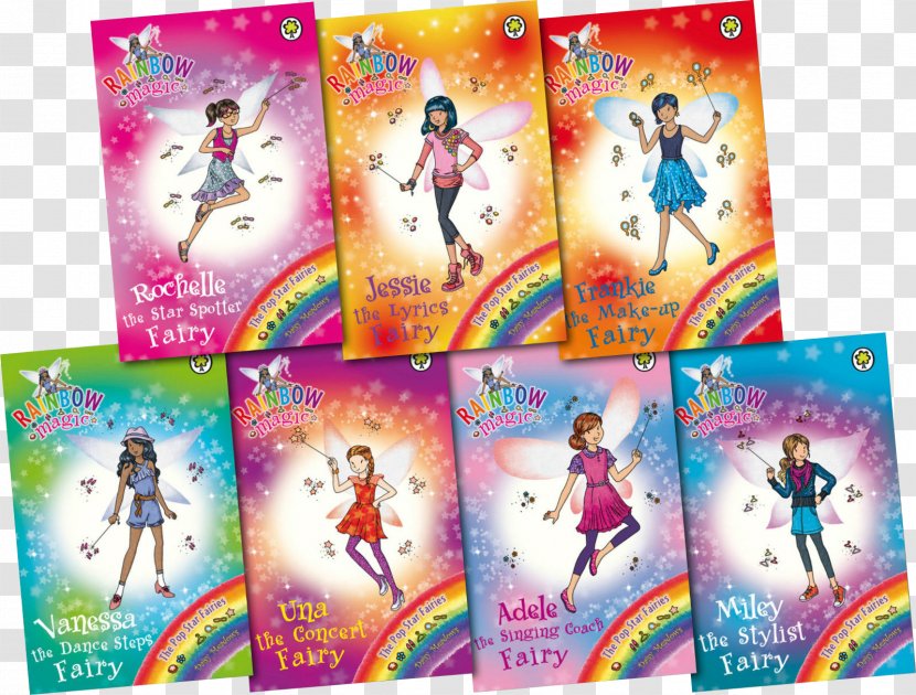 Pop Star Fairies Rainbow Magic (Quality) Miley The Stylist Fairy Book Transparent PNG