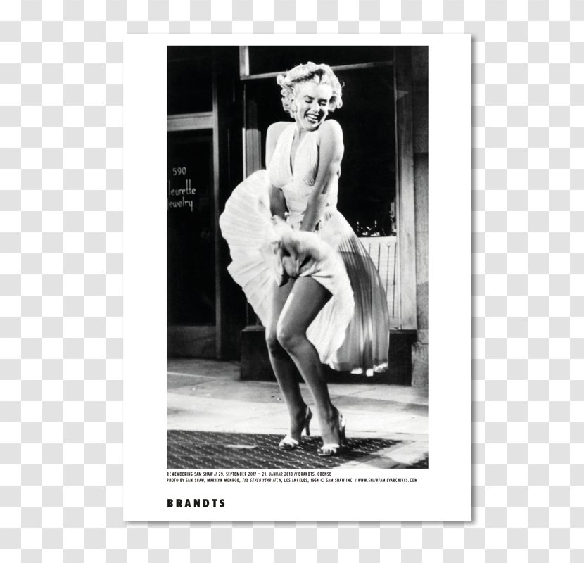 White Dress Of Marilyn Monroe Poster Printmaking - Tom Ewell Transparent PNG