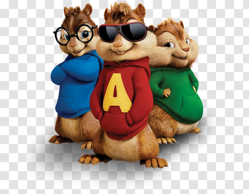 Alvin Seville And The Chipmunks In Film Theodore - Chipmunk Transparent PNG