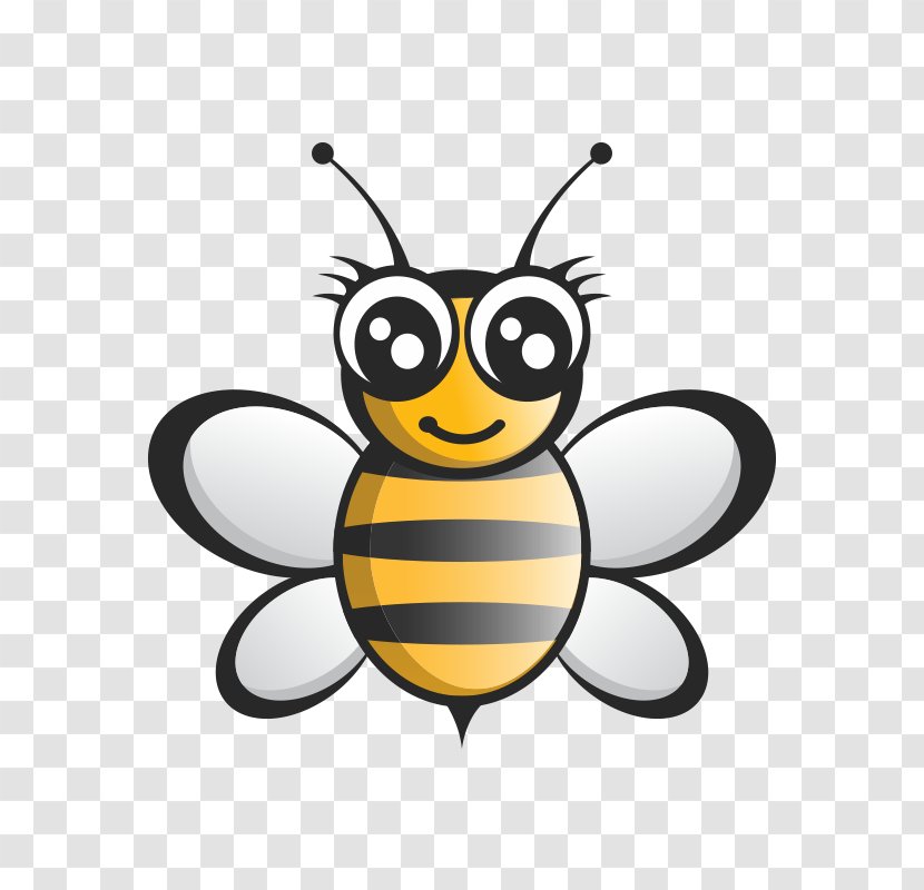 Bee Logo Cdr Clip Art - Arthropod - Bee,Cartoon Transparent PNG