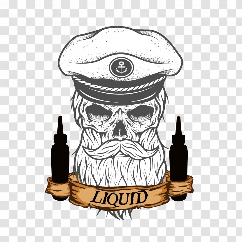Sailor Tattoos Beard Skull - Can Stock Photo Transparent PNG