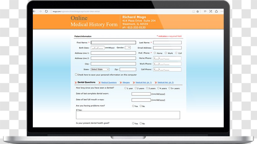 Patient Medical Practice Management Software Information Dentistry Transparent Png