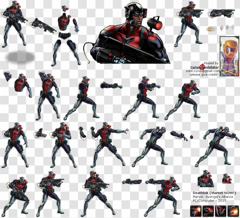 Deathlok Marvel: Avengers Alliance Spider-Man Iron Man Sif - Marvel Cinematic Universe - Heroes Posts Promotion Transparent PNG