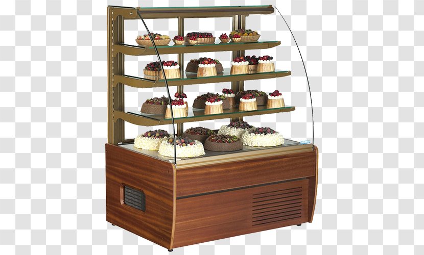 Display Case Wedding Cake Bakery Buffet Cheesecake - Refrigerator Transparent PNG