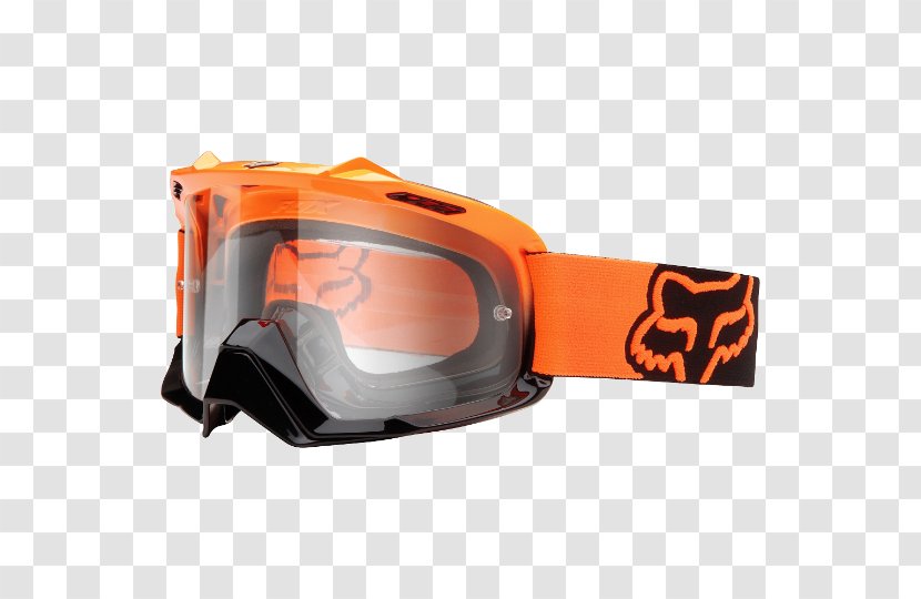 Goggles Fox Racing Glasses Motocross Clothing - Lens - Orange Glow Transparent PNG
