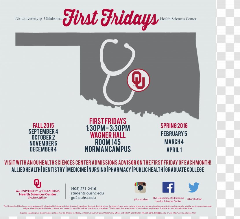 University Of Oklahoma Health Sciences Center Career Services Logo - Media - Fridays Transparent PNG
