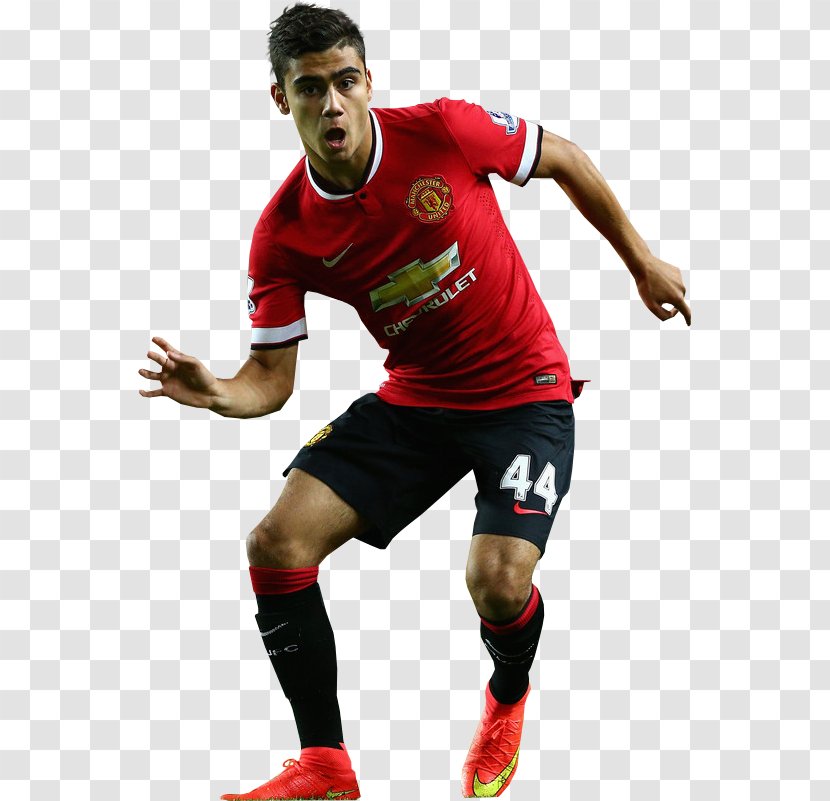 Andreas Pereira 2015–16 Manchester United F.C. Season Football Player - Jersey Transparent PNG