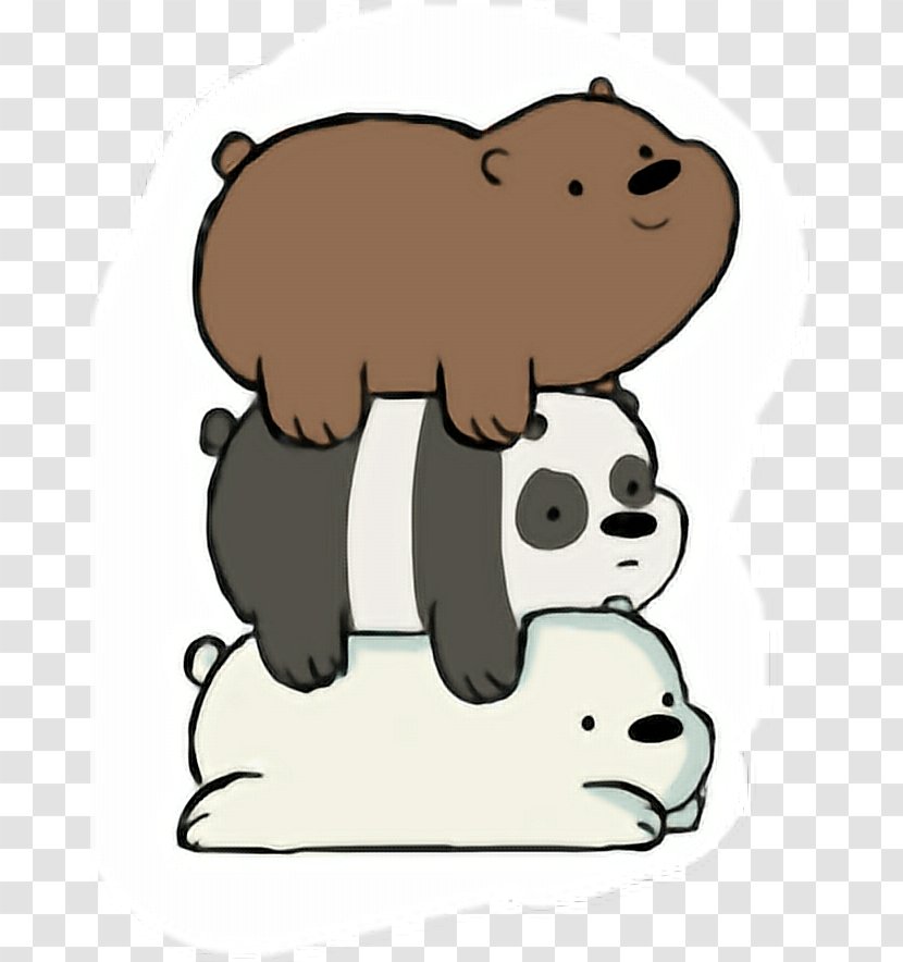 Polar Bear Giant Panda The Baby Bears Ice - Cartoon - Drawing Transparent PNG