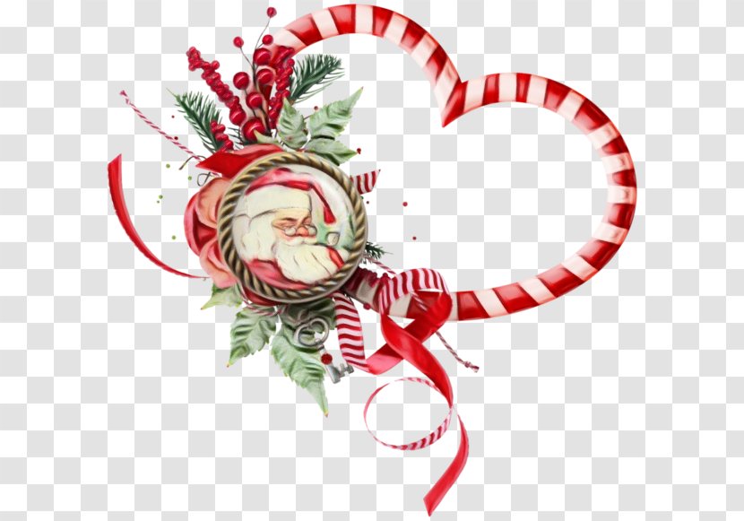 Candy Cane - Heart Confectionery Transparent PNG