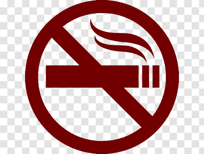 Smoking Ban Tobacco Cessation - Logo - Cigarette Transparent PNG
