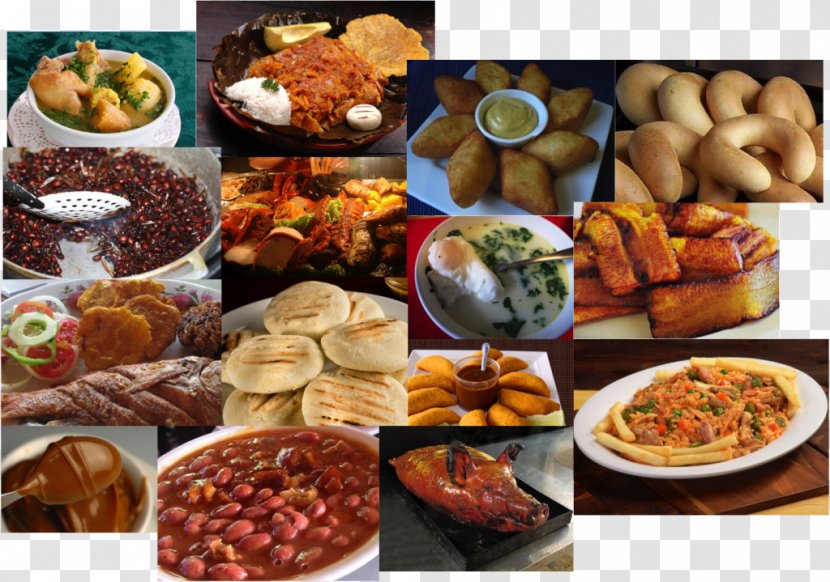 Colombian Cuisine Venezuelan Gastronomy Food - Meal Transparent PNG