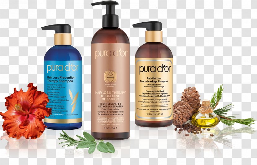 Lotion PURA D'OR Hair Loss Prevention Therapy Shampoo Health Transparent PNG