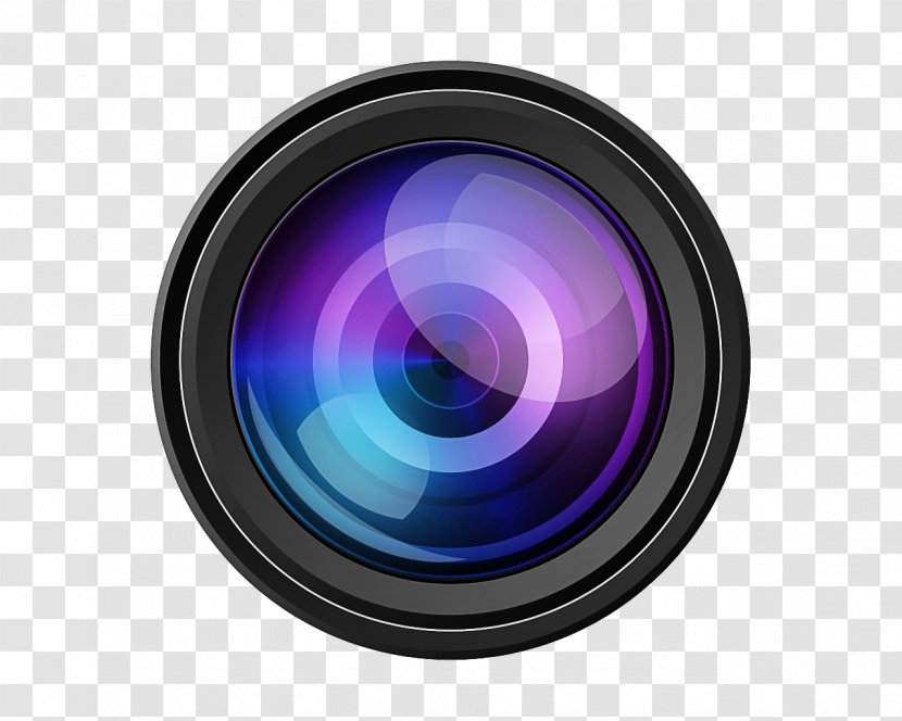 Camera Lens - Cobalt Blue - Accessory Transparent PNG