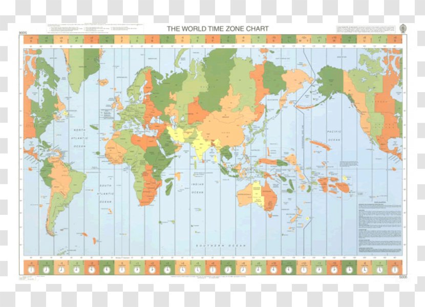Map World Time Zone Admiralty Chart Nautical Transparent PNG