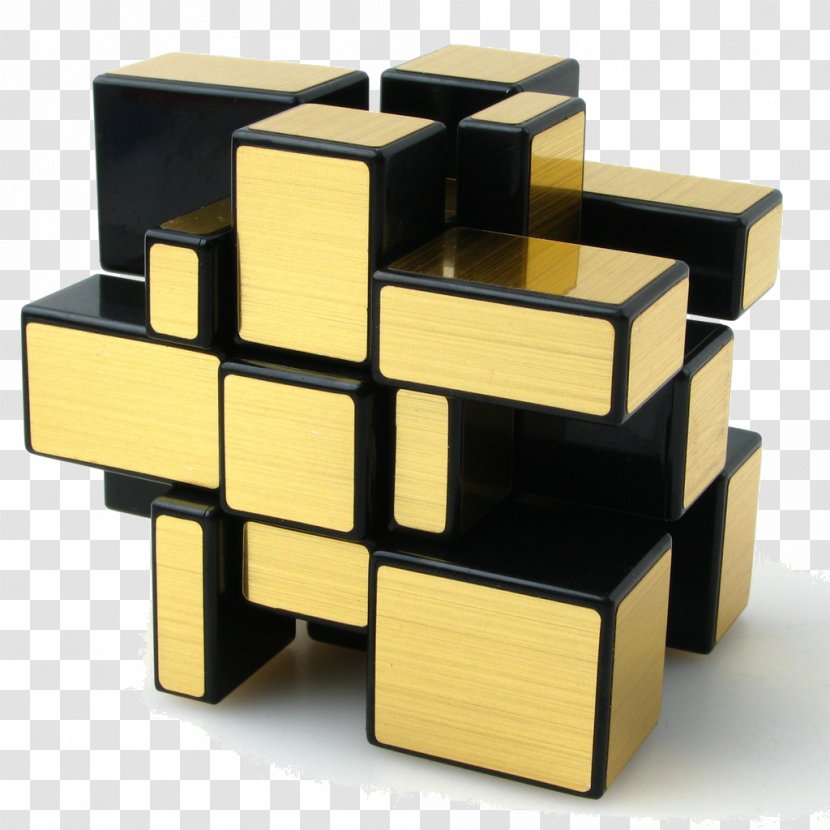 Rubiks Cube Cubo De Espejos Puzzle Skewb - Shape - Golden Transparent PNG
