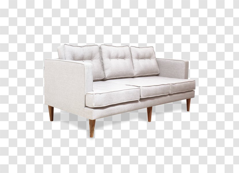 Loveseat Couch Table Fauteuil Textile - Beige Transparent PNG