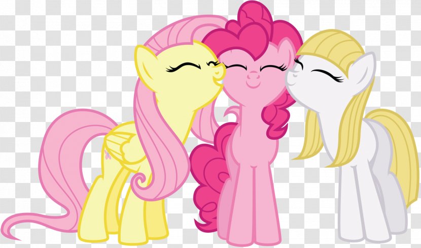 Pinkie Pie Fluttershy Rainbow Dash Twilight Sparkle Rarity - Heart - My Little Pony Transparent PNG